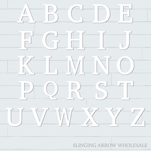 6" Alphabet Letters