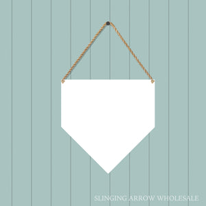 Baseball Home Plate Door Hanger