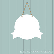 Load image into Gallery viewer, Round Banner Door Hanger
