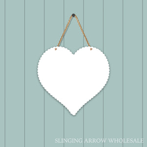 Scalloped Heart Door Hanger