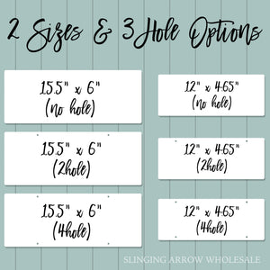 Multiple Size Rectangles