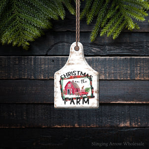 Cattle Tag Ornament
