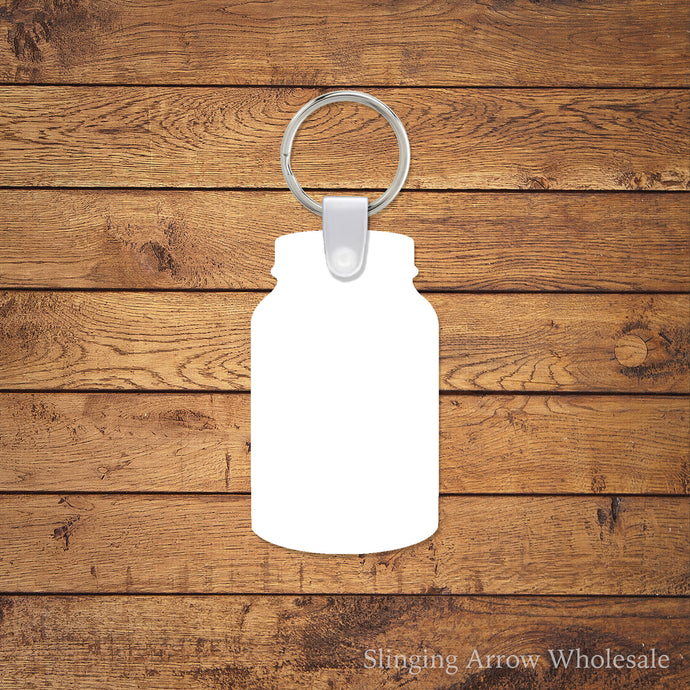 Mason Jar Keychain