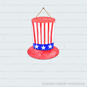 Patriotic Hat Door Hanger