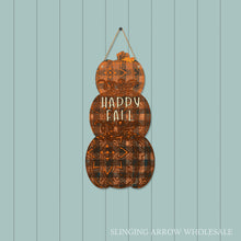 Load image into Gallery viewer, Stacked Pumpkins Door Hanger
